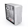 PC korpuss MODECOM AMIRANI ARGB Midi Tower balts — ATX/ITX, 35 cm GPU, 16,5 cm CPU dzesētājs, 2x200 mm ventilatori