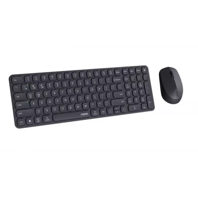 Bezvada pele RAPOO 9310M multi-mode — melna
