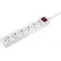 Strāvas sadalītājs AS Schwabe Multipower Strip 11671 — balts, Schuko rozetes ar galveno slēdzi