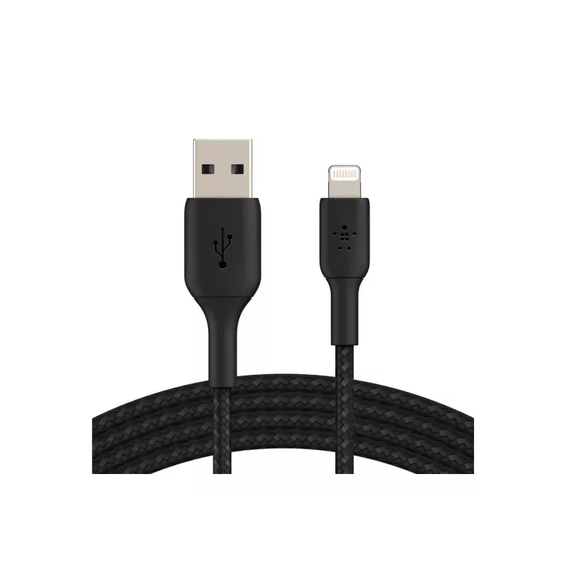 Belkin CAA002BT2MBK Lightning kabelis 2 m Melns