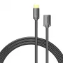 HDMI kabelis Vention AHCBD 0,5 m, HDMI Type A vīriešu uz HDMI Type A sieviešu, HDMI 2.0, apzeltīti kontakti, melns