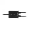 Seriālais kabelis DeLOCK 63950 USB 2.0 Type-A 2 x RS-232 DB9 Melns 0,6 m