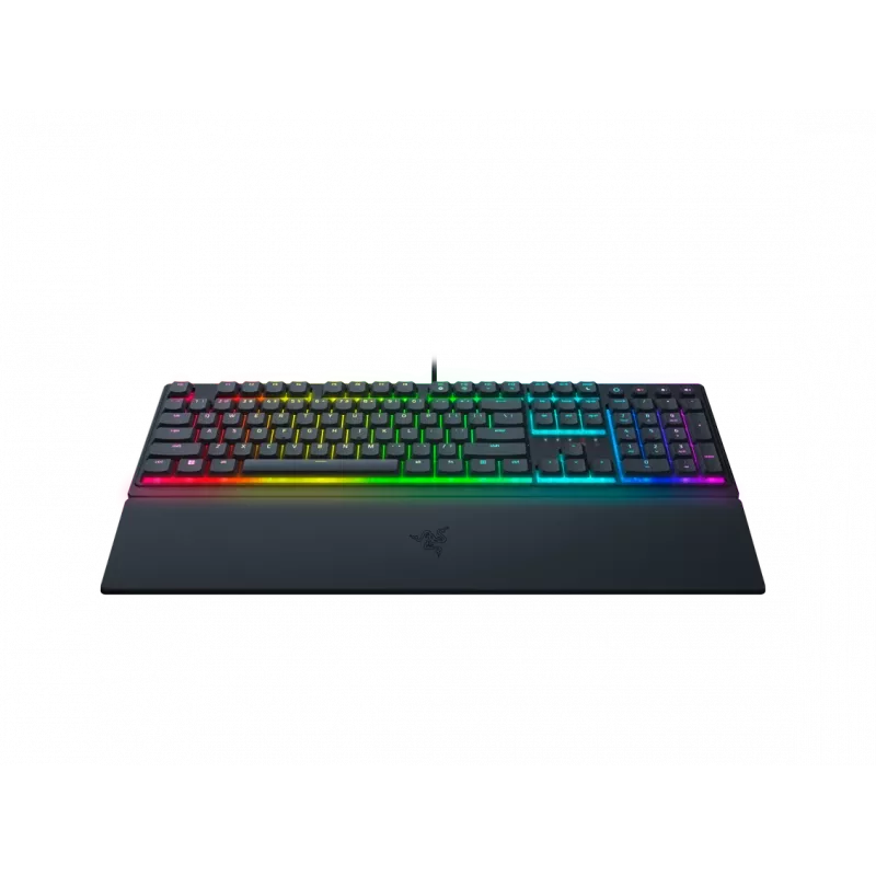 Razer Ornata V3 RGB spēļu USB tastatūra melna pilna izmēra vadu mecha-membrane