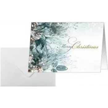 Apsveikuma kartītes sigel DS086 — Eucalyptus Magic, A6 izmērs, 250 g/m² kartons, tukšs iekšpusē, iepakojums