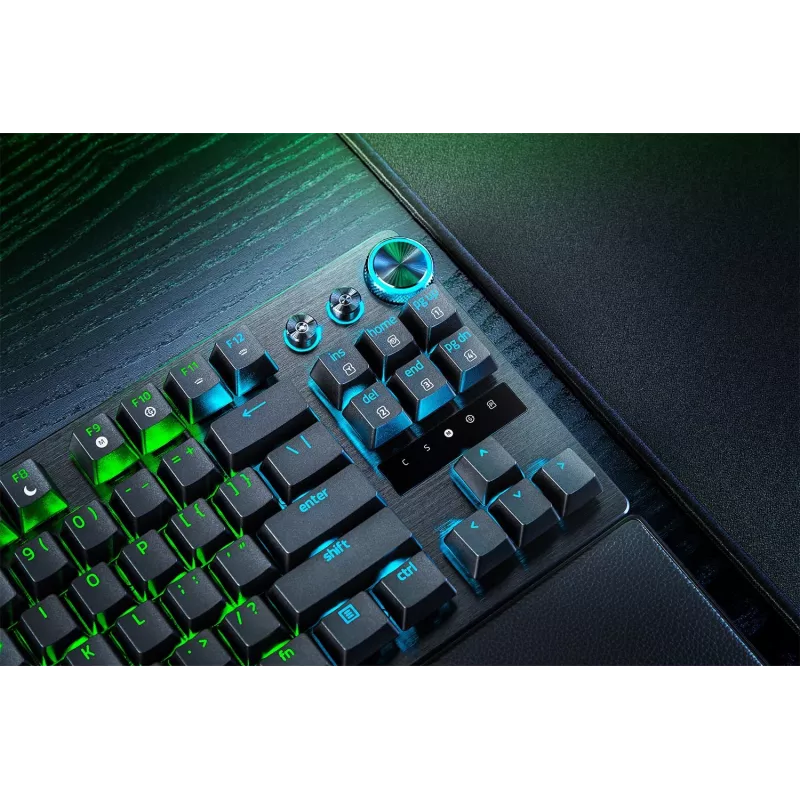 Razer Huntsman V3 Pro Tenkeyless 8KHz | Spēļu tastatūra | Vadu | ASV | Melna | USB Type-C | Razer Analog Optical Switch Gen-2