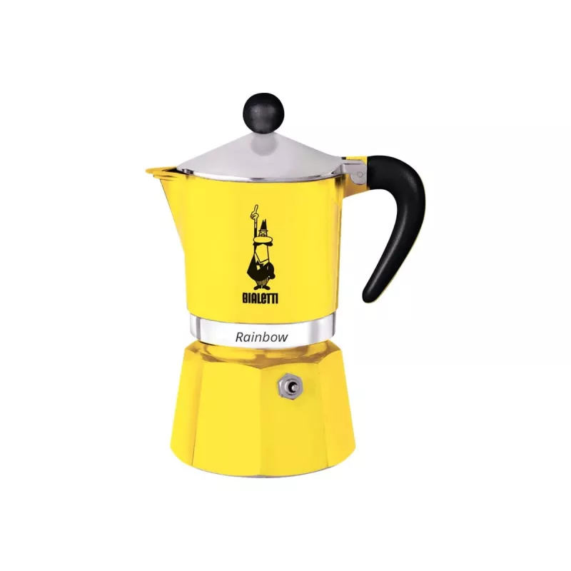 Moka katliņš Bialetti Rainbow Melns Dzeltens
