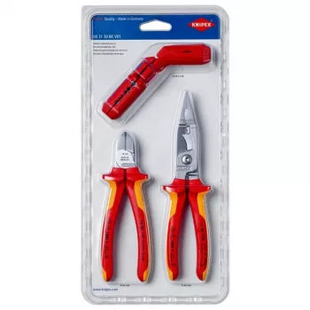 Mehāniķa instrumentu komplekts Knipex 00 31 30 BK V01 3 instrumenti oranžā, sarkanā krāsā