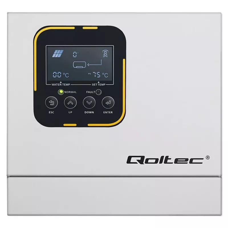 Inverter QOLTEC ECO Solar Boost 4kW MPPT LCD, 4 kW izeja, MPPT uzlādes kontrolieris, LCD displejs