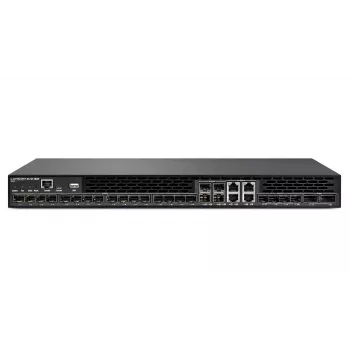 LANCOM XS-6128QF - Slēdzis - L3 - pārvaldīts - 16 x 10 Gigabit SFP+ + 4 x combo 10 Gigabit SFP+/RJ-45 + 4 x Combo 25 Gigabit SFP28 (augšupsaite) + 2 x Combo 40 Gigabit QSFP+ (augšupsaite) - gaiss