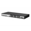 Pārvaldāms komutators Extralink Chiron Pro 24x RJ45 1000Mb/s PoE 4x SFP+ L3 370W