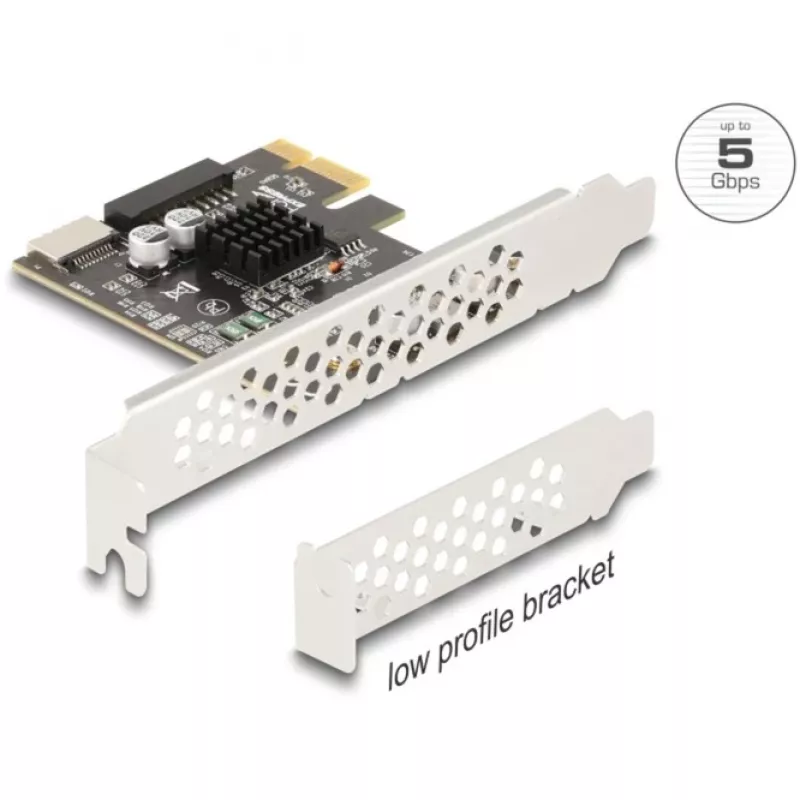DeLOCK 90344 Iekšējais USB 3.2 Gen 1 Adapteris PCIe USB Type-C