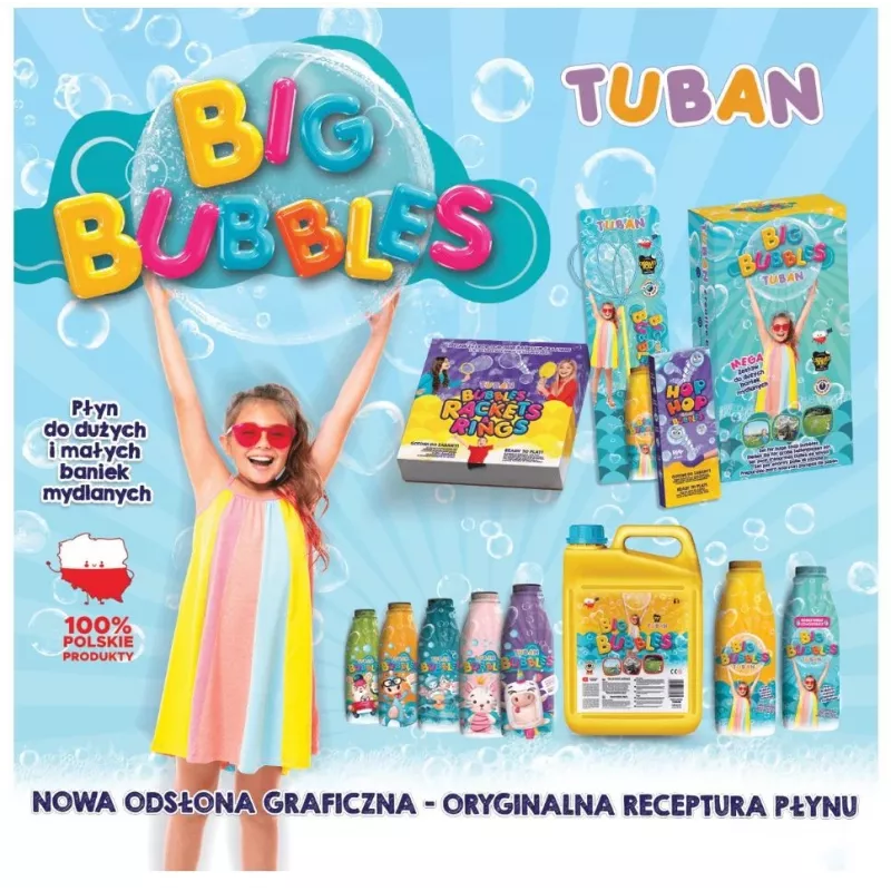 Burbuļu komplekts Tuban DISPLAY MAZIE ZIEPJU BURBUĻI MIX 36 GAB. x 60 ml
