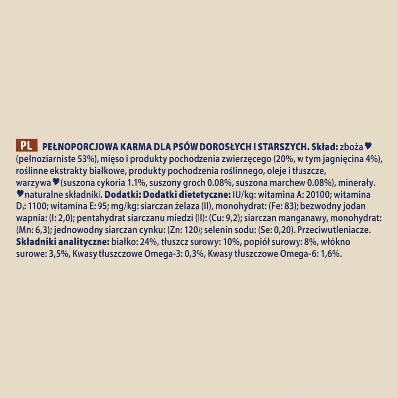 Sausā suņu barība Purina Nestlé Dog Chow Mature Senior ar jēru 14 kg, 24% olbaltumvielu, 10% tauku