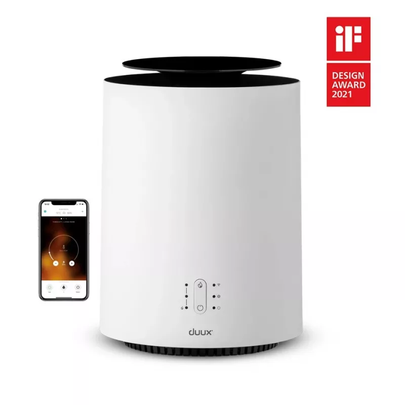 Duux | Threesixty Smart Fan + Heater Gen2 | 1800 W | Piemērots rooms up to 30 m2 | balta | N/A