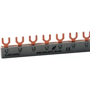 DOEPKE Busbar 3ph. EV-SG3.11.120 Gabelschuh 120A,11 TE EV-SG3.11.120 (09920190)