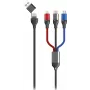 USB vads 2GO 797361 1.2m USB A/USB C USB C/Micro-USB B/Lightning