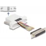 DELOCK D-Sub 25 kontaktu ligzda uz RJ45 ligzdas montāžas komplekts, balts, VGA, RJ-45