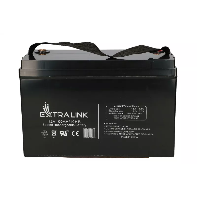 Extralink akumulators AGM 12V 100Ah bezapkopes