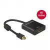 Video kabeļa adapteris DeLOCK 62611 Mini DisplayPort uz HDMI