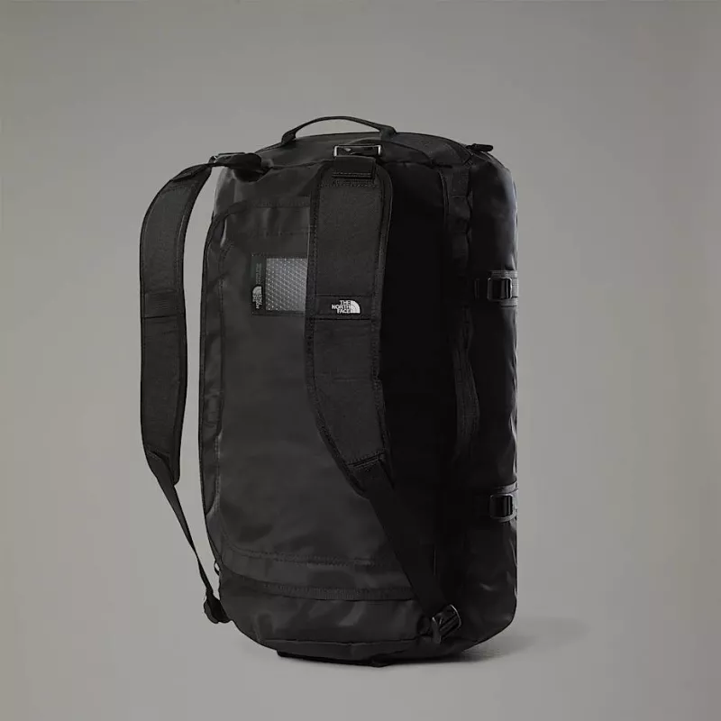 Duffel bag The North Face Base Camp S — 50 L, neilons/poliesteris, melna/balta