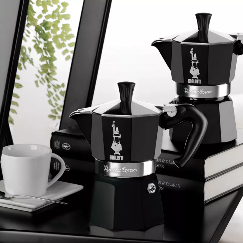 Bialetti Moka Express Moka katliņš Melns