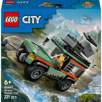 LEGO City bezceļa SUV 4x4 konstruktora komplekts 60447 — 221 detaļas, 1 minifigūra, vecums 6+