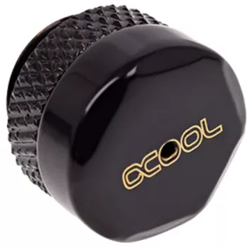 Alphacool Eiszapfen spiediena samazināšanas vārsts G1/4 - dziļi melns (17361)