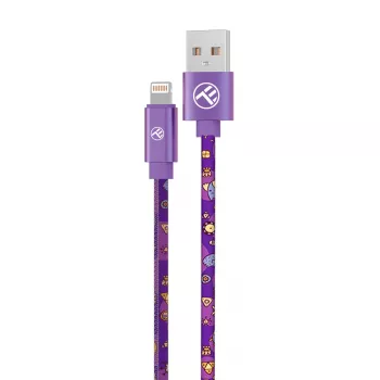 USB–Lightning kabelis Tellur TLL155601 1 m, 3A, violets
