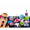 Zinātnes komplekts Liscianigiochi Crazy Science Slime in the dark 304-PL89239 — tumsā spīdošo gļotu eksperimentu komplekts