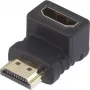 SpeaKa Professional HDMI adapteris [1x HDMI spraudnis - 1x HDMI ligzda] 90° uz augšu vērsts apzeltīti kontakti SpeaKa Professional (SP-7870132)