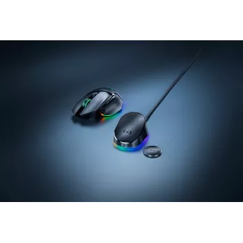 Razer Mouse Dock Pro ar bezvadu uzlādes paliktni