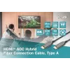 HDMI AOC hibrīda optiskās šķiedras kabelis Digitus AK-330126-300-S