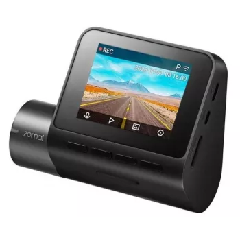 Auto videoreģistrators 70mai A200 DVR — Full HD 1920x1080, 130° platleņķa, 60 kadri/s, nakts redzamība, 2 collu IPS displejs, cikliska ierakstīšana, G-sensors, microSD līdz 128GB