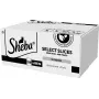 Mitrā kaķu barība Sheba Select Slices Poultry Flavors multipaka — 120 x 85 g paciņas, pieaugušiem kaķiem, 83% mitrums