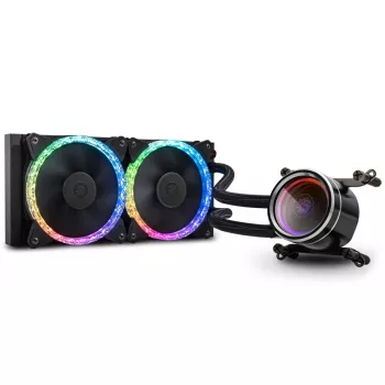 Universāls šķidruma dzesētājs BitsPower Cyclops 240 — melns/sudrabota, 240 mm radiators