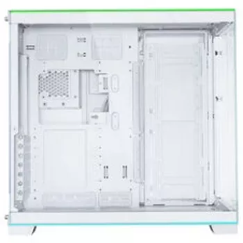 Lian Li O11 Dynamic EVO RGB PC korpusa komplekts + HydroShift II LCD-S 360TL AiO + 6x UNI FAN SL-INF 120 Reverse Blade ventilators - Balts