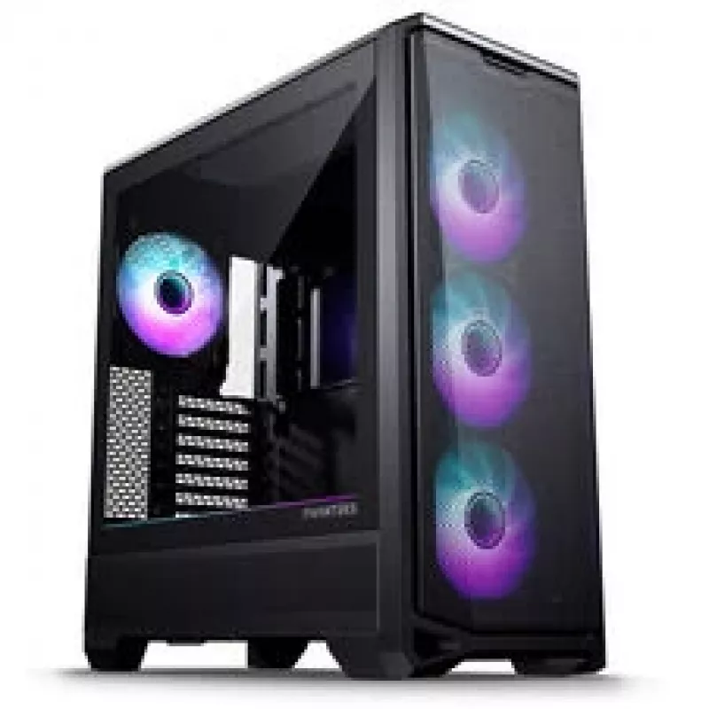 PHANTEKS Eclipse G400A PC korpuss + Glacier M25 Gen2 AiO šķidruma dzesēšana - melns