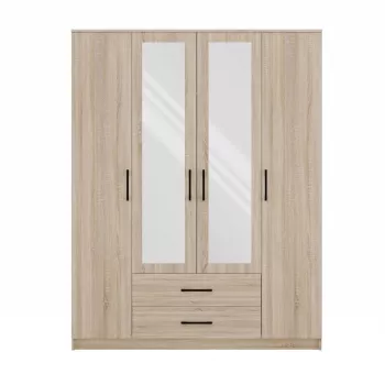 Skapis Topeshop ROMANA 160 SON 11 plaukti 4 durvis Ozols