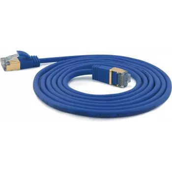 Wantec īpaši plāns Cat.7 neapstrādāts kabelis SSTP komutācijas kabelis - 0,2 m - Cat.7 neapstrādāts kabelis - S/FTP (S-STP) - RJ-45 - RJ-45 - Zils (7128)