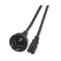 Microconnect PE030718AUSTRALIA strāvas kabelis Melna 1,8 m C7 savienotājs