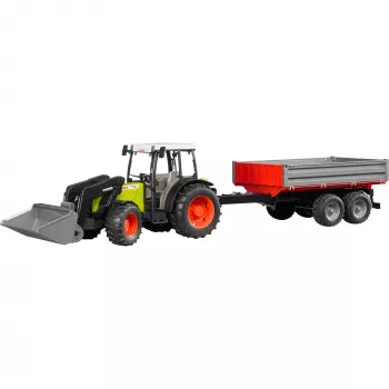 Rotaļu traktors Bruder Claas Nectis 267 F ar pašizgāzēju piekabi