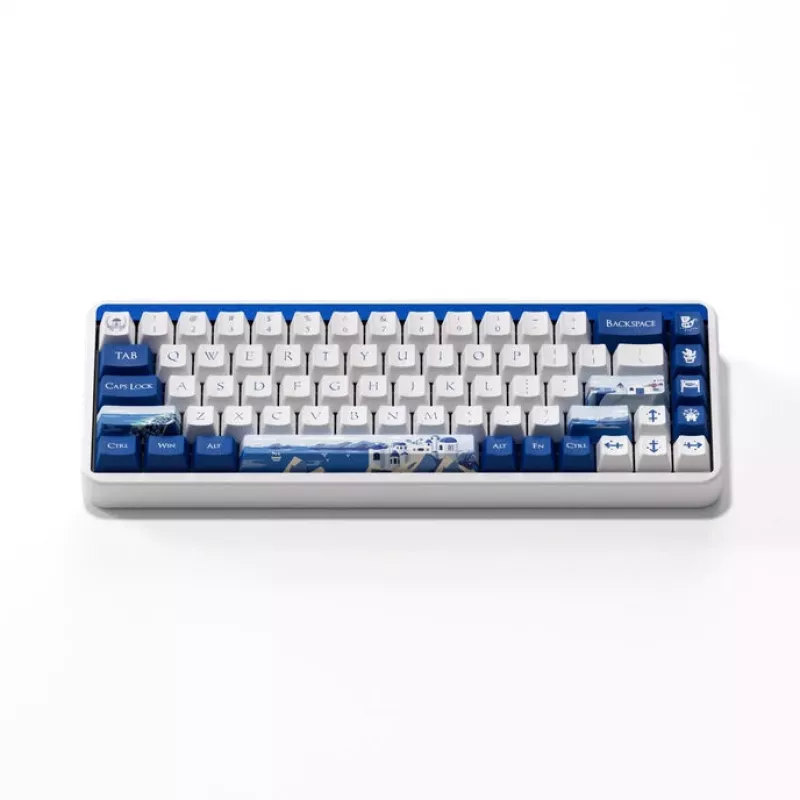 Mehāniskā tastatūra AKKO JIN 01 Santorin 65% ar Rosewood slēdžiem, ANSI izkārtojums