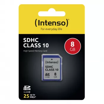 MEMORY SDHC 8GB C10/3411460 INTENSO