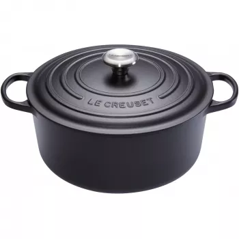 Le Creuset Signature cepeškrāsns trauks apaļš 26cm melns (21177260000430)