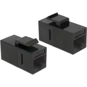 Keystone Module DeLOCK 86381 Leņķveida Melns RJ-45