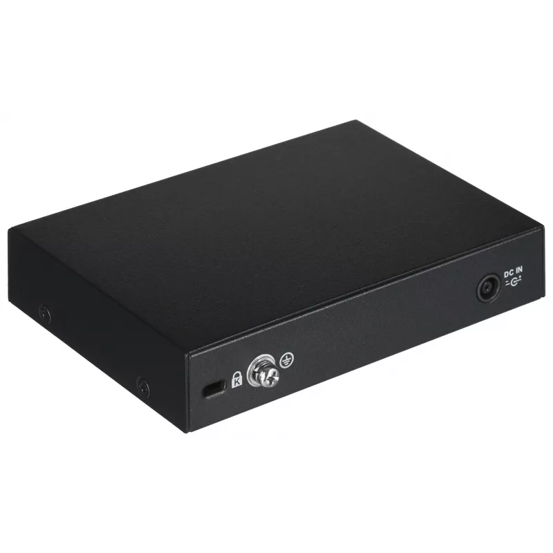 Dahua Technology PFS3006-4ET-60 Nepārvaldīts L2 Fast Ethernet (10/100) ar strāvas padevi caur Ethernet (PoE) Melns