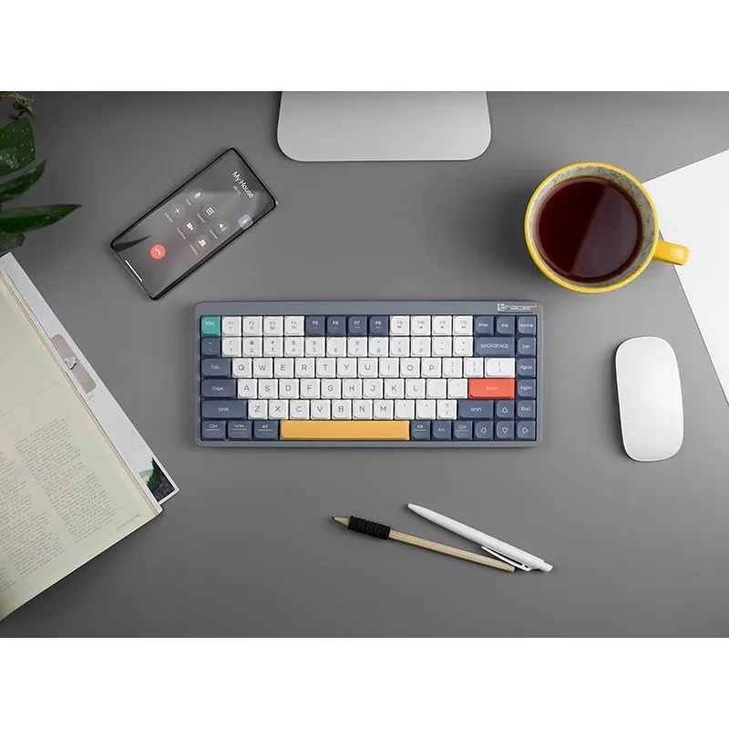 Mehāniskā tastatūra Tracer FINA 84 pelēka (Outemu Red Switch) TRAKLA47279