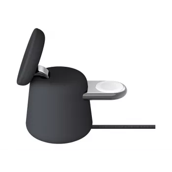 Bezvadu lādētājs Belkin WIZ027VFH36 2‑in‑1 magnētisks Qi2 15W iPhone un Apple Watch pulkstenim