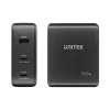 UNITEK P1115A mobilās ierīces lādētājs, melns