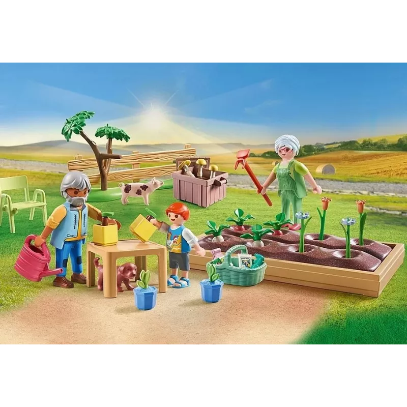 Playmobil 71443 Country: Dārzeņu dārzs ar vecvecākiem
